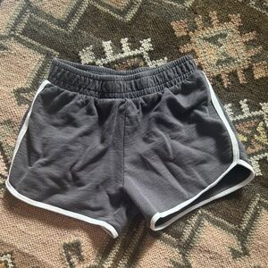 TINY WHALES DARK GRAY SHORTS
